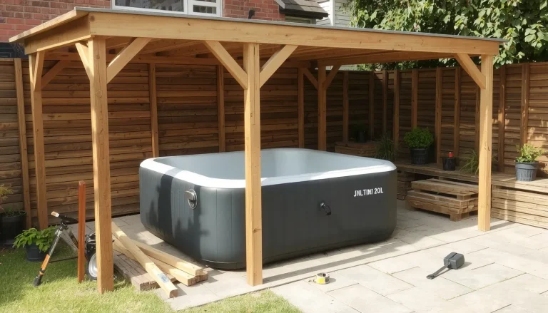 Fabriquer un abri pour spa gonflable : le guide DIY étape par étape