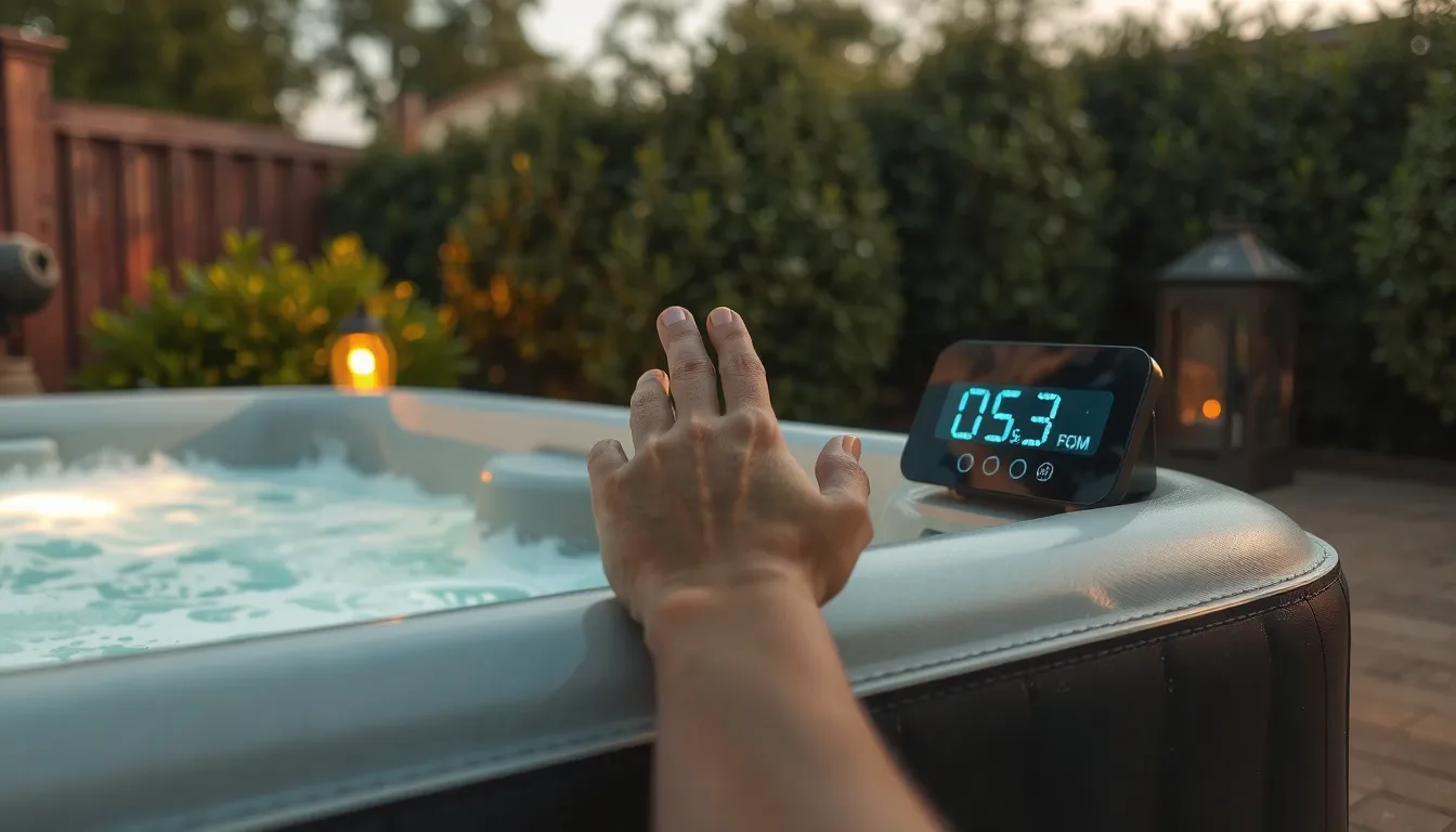 lay z spa réglage température