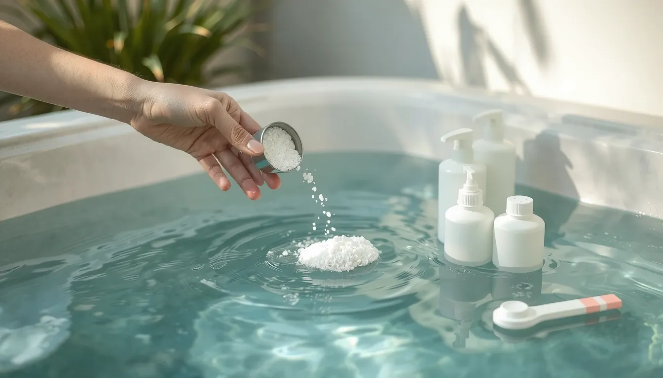quel produit mettre dans un spa au démarrage